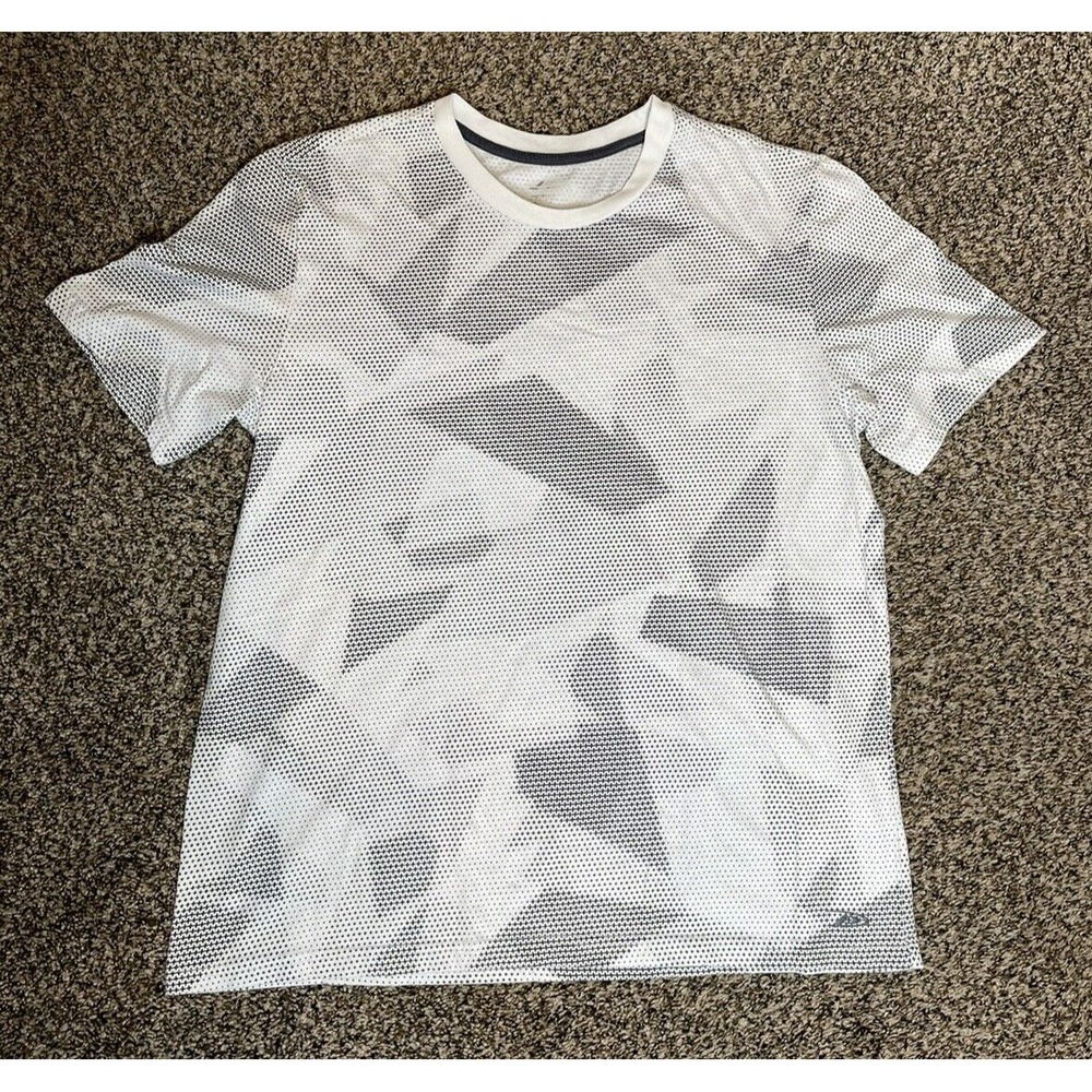 Pro Player White/ Black Short Sleeve Shirt Men's Size L